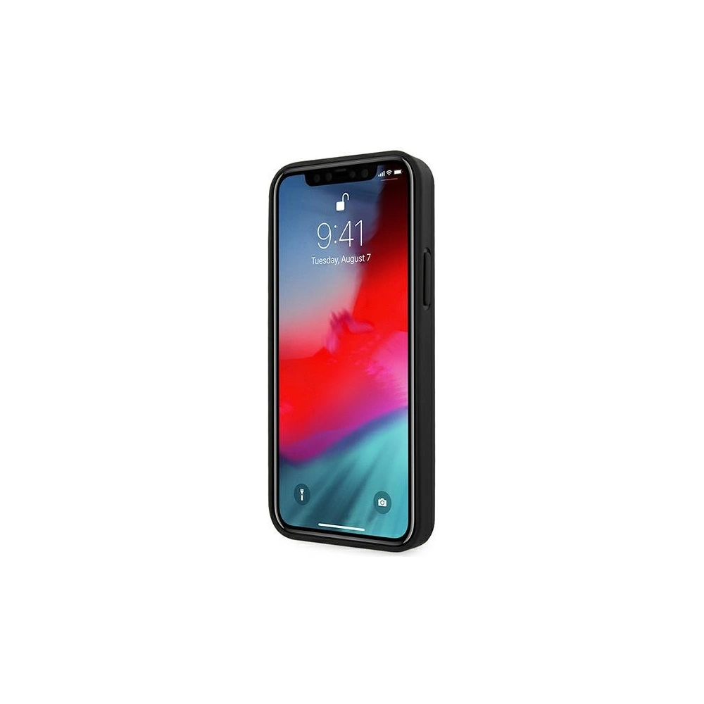 Hurtownia GSM - Etui Guess GUHCP12MRSAVSBK Apple iPhone 12/12 Pro czarny/black hardcase Saffiano Vintage Script - GUE990BLK - {ean13} - Hurt