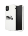 Etui Karl Lagerfeld KLHCN61SLKLWH Apple iPhone 11 Silicone Stack Logo biały/white