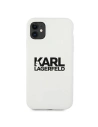 Hurtownia GSM - Etui Karl Lagerfeld KLHCN61SLKLWH Apple iPhone 11 Silicone Stack Logo biały/white - KLD494WHT - {ean13} - Hurt