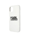 Hurtownia GSM - Etui Karl Lagerfeld KLHCN61SLKLWH Apple iPhone 11 Silicone Stack Logo biały/white - KLD494WHT - {ean13} - Hurt