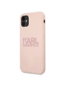 Wholesale Karl Lagerfeld KLHCN61STKLTLP Apple iPhone 11 Silicone Stack Logo pink - KLD495PNK - {ean13} - Hurt
