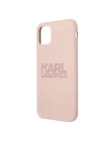 Hurtownia GSM - Etui Karl Lagerfeld KLHCN61STKLTLP Apple iPhone 11 silikonová s logem růžová/pink - KLD495PNK - {ean13} - Hurt
