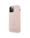 Hurtownia GSM - Etui Karl Lagerfeld KLHCP12MSILTTPI Apple iPhone 12/12 Pro Silicone Ikonik Outline różowy/pink - KLD498PNK - {ean13} - Hurt