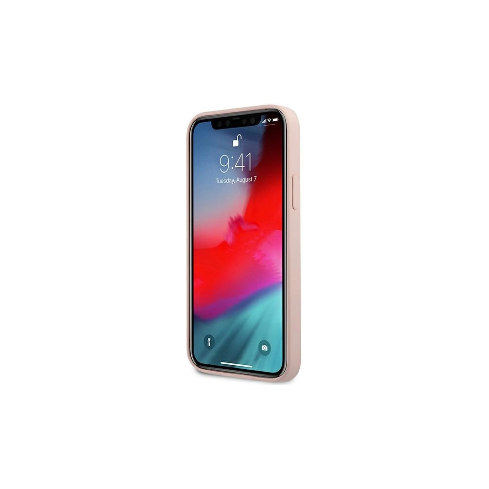Hurtownia GSM - Etui Karl Lagerfeld KLHCP12MSILTTPI Apple iPhone 12/12 Pro Silicone Ikonik Outline różowy/pink - KLD498PNK - {ean13} - Hurt