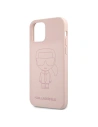 Hurtownia GSM - Etui Karl Lagerfeld KLHCP12MSILTTPI Apple iPhone 12/12 Pro Silicone Ikonik Outline różowy/pink - KLD498PNK - {ean13} - Hurt