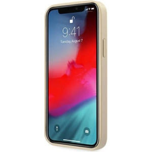 Hurtownia GSM - Etui Guess GUHCP12MRSAVSLG Apple iPhone 12/12 Pro zlaté/gold hardcase Saffiano Vintage Script - GUE991GLD - {ean13} - Hurt