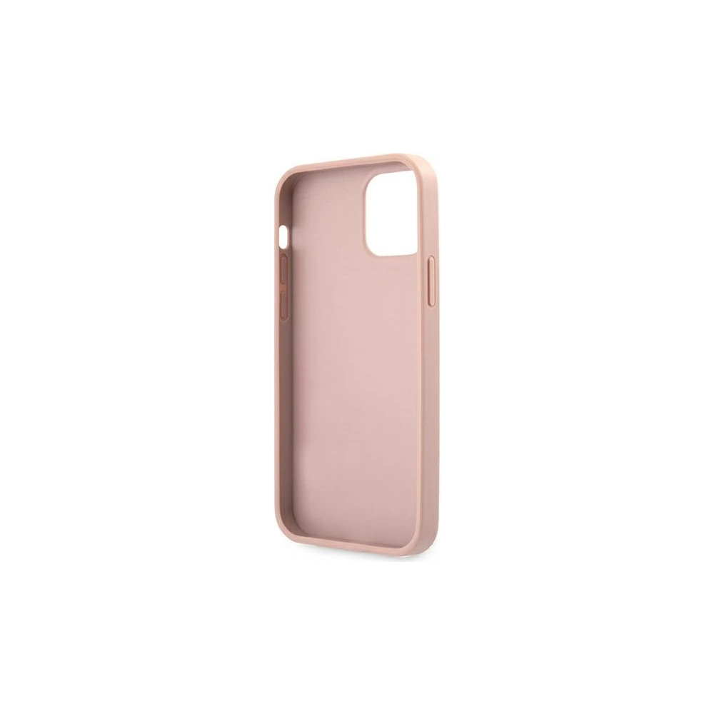 Hurtownia GSM - Etui Guess GUHCP12MRSAVSRG Apple iPhone 12/12 Pro różowy/pink hardcase Saffiano Vintage Script - GUE992PNK - {ean13} - Hurt