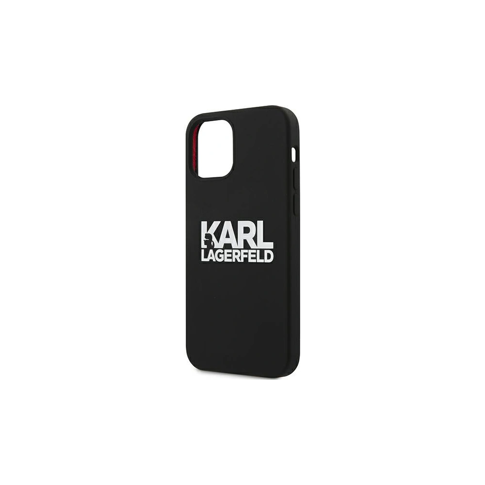 Hurtownia GSM - Etui Karl Lagerfeld KLHCP12MSLKLRBK Apple iPhone 12/12 Pro Silicone Stack Logo černý/black - KLD499BLK - {ean13} - Hurt