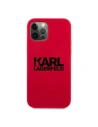 Hurtownia GSM - Etui Karl Lagerfeld KLHCP12MSLKLRE Apple iPhone 12/12 Pro Silicone Stack Logo czerwony/red - KLD501RED - {ean13} - Hurt