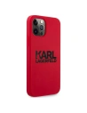 Hurtownia GSM - Etui Karl Lagerfeld KLHCP12MSLKLRE Apple iPhone 12/12 Pro Silicone Stack Logo czerwony/red - KLD501RED - {ean13} - Hurt