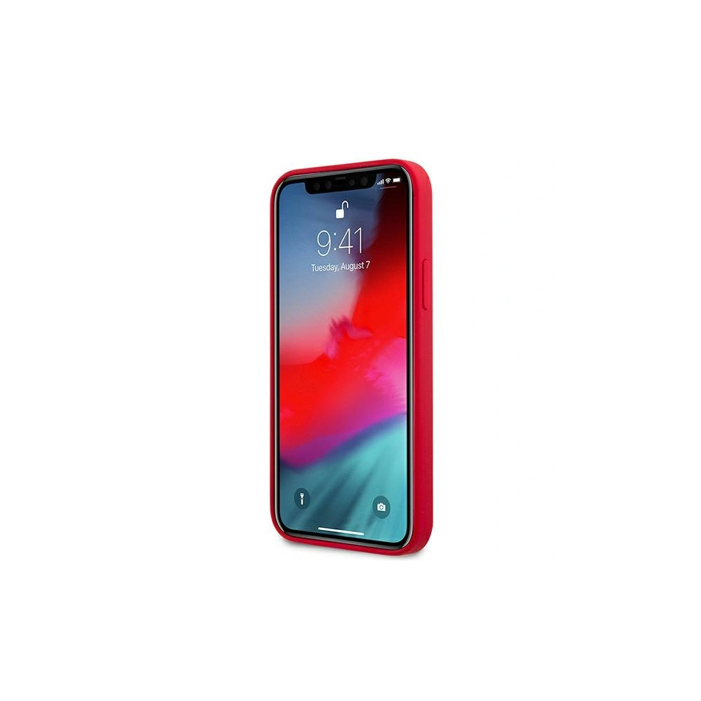Hurtownia GSM - Etui Karl Lagerfeld KLHCP12MSLKLRE Apple iPhone 12/12 Pro Silicone Stack Logo czerwony/red - KLD501RED - {ean13} - Hurt