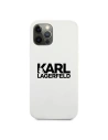 Hurtownia GSM - Etui Karl Lagerfeld KLHCP12MSLKLWH Apple iPhone 12/12 Pro Silicone Stack Logo biały/white - KLD502WHT - {ean13} - Hurt