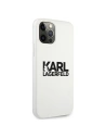 Hurtownia GSM - Etui Karl Lagerfeld KLHCP12MSLKLWH Apple iPhone 12/12 Pro Silicone Stack Logo biały/white - KLD502WHT - {ean13} - Hurt