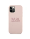 Hurtownia GSM - Etui Karl Lagerfeld KLHCP12MSTKLTLP Apple iPhone 12/12 Pro Silicone Stack Logo różowy/pink - KLD503PNK - {ean13} - Hurt