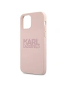 Hurtownia GSM - Etui Karl Lagerfeld KLHCP12MSTKLTLP Apple iPhone 12/12 Pro Silicone Stack Logo różowy/pink - KLD503PNK - {ean13} - Hurt