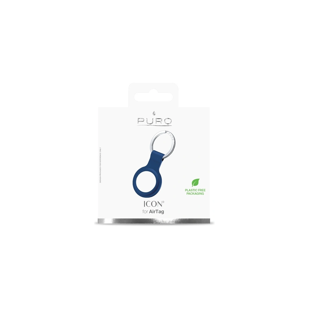 Hurtownia GSM - Silikonové pouzdro PURO ICON Case Apple AirTag (námořnická modř) - PUR417NAV - {ean13} - Hurt