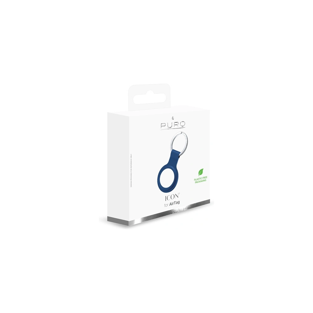 Hurtownia GSM - Silikonové pouzdro PURO ICON Case Apple AirTag (námořnická modř) - PUR417NAV - {ean13} - Hurt
