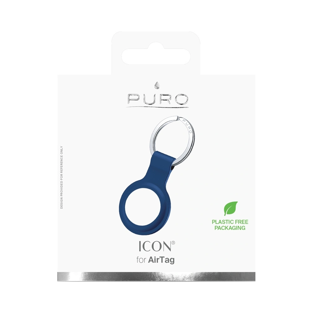 Hurtownia GSM - Silikonové pouzdro PURO ICON Case Apple AirTag (námořnická modř) - PUR417NAV - {ean13} - Hurt