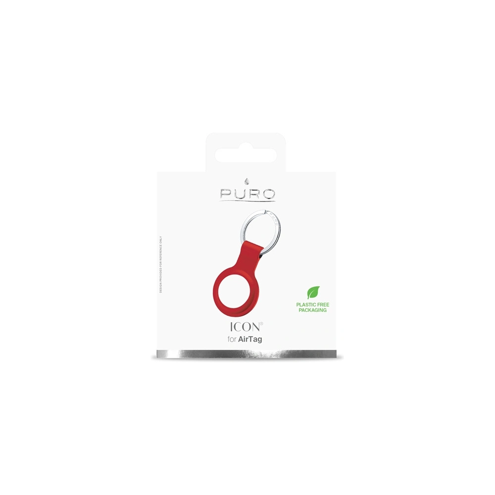 Hurtownia GSM - Silikonové pouzdro PURO ICON Case Apple AirTag (červené) - PUR418RED - {ean13} - Hurt