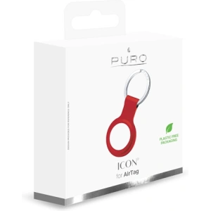 Hurtownia GSM - Silikonowe etui PURO ICON Case Apple AirTag (czerwony) - PUR418RED - {ean13} - Hurt