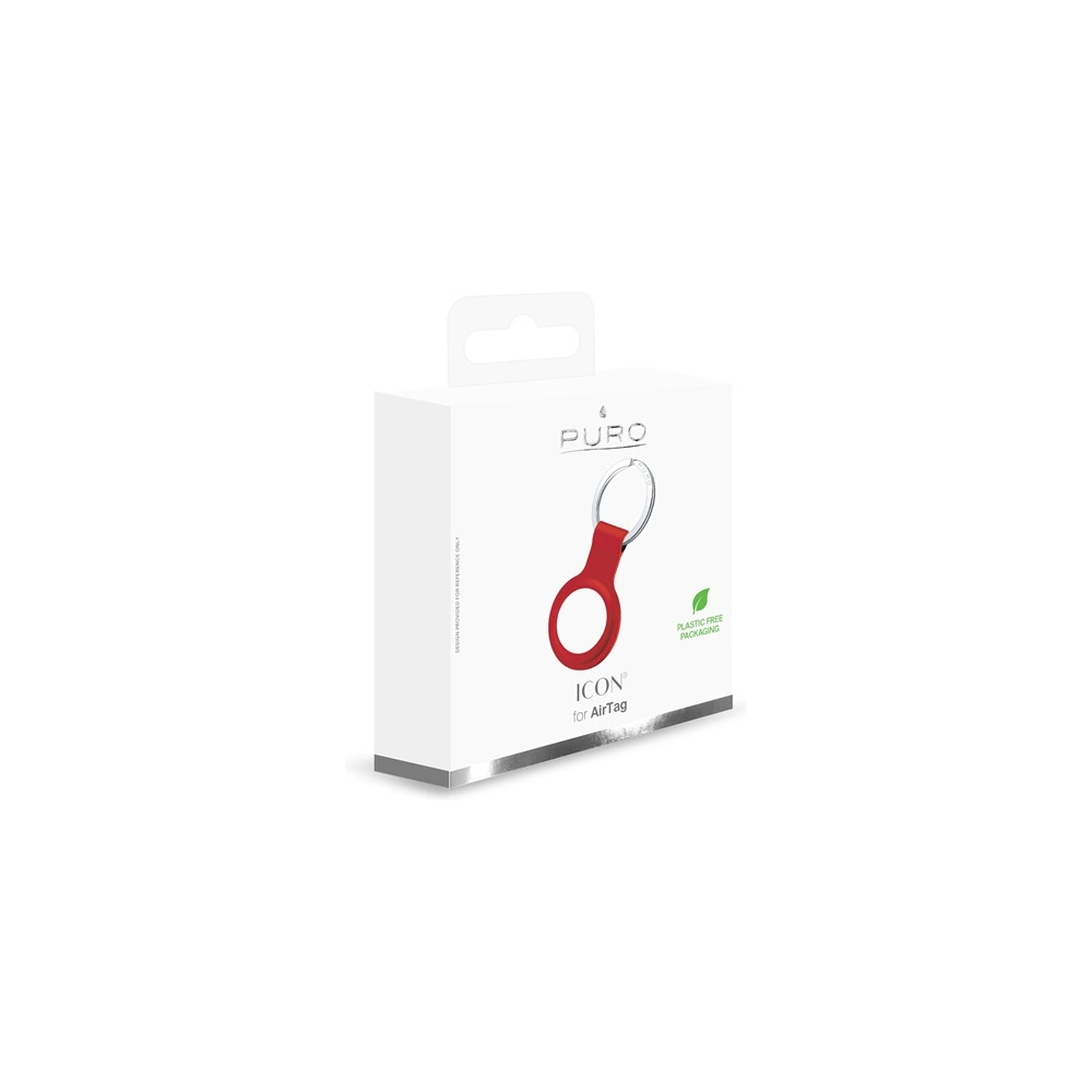 Hurtownia GSM - Silikonové pouzdro PURO ICON Case Apple AirTag (červené) - PUR418RED - {ean13} - Hurt