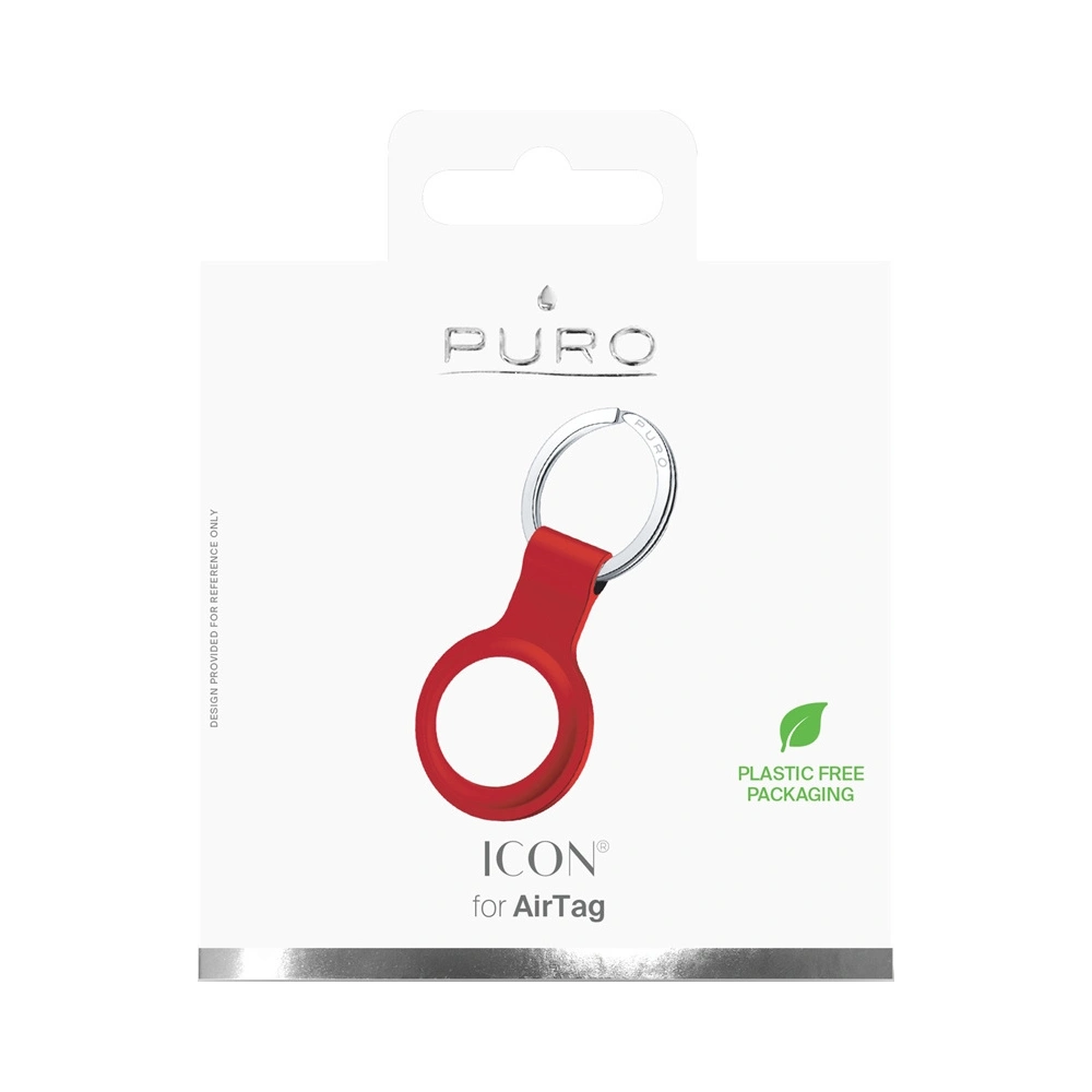 Hurtownia GSM - Silikonové pouzdro PURO ICON Case Apple AirTag (červené) - PUR418RED - {ean13} - Hurt