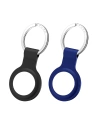 PURO ICON Case Apple AirTag (black & navy) [2 PACK]