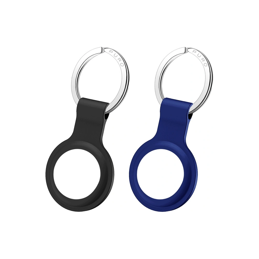 Hurtownia GSM - Silikonový obal PURO ICON Case Apple AirTag (černý a modrý) [2 PACK] - PUR420BLKNAV - {ean13} - Hurt