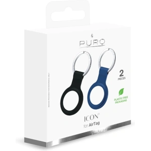 Wholesale PURO ICON Case Apple AirTag (black & navy) [2 PACK] - PUR420BLKNAV - {ean13} - Hurt