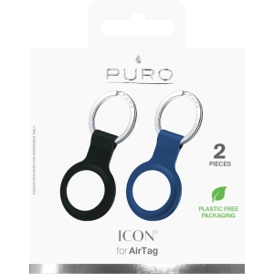 Wholesale PURO ICON Case Apple AirTag (black & navy) [2 PACK] - PUR420BLKNAV - {ean13} - Hurt