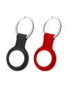 Hurtownia GSM - Silikonové pouzdro PURO ICON Case Apple AirTag (černé a červené) [2 PACK] - PUR421BLKRED - {ean13} - Hurt