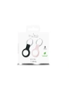 Hurtownia GSM - Silikonowe etui PURO ICON Case Apple AirTag (czarny i piaskowy róż) [2 PACK] - PUR422BLKPNK - {ean13} - Hurt