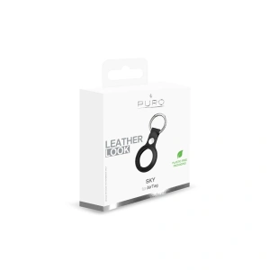 Hurtownia GSM - Etui ze skóry ekologicznej Puro SKY Case Apple AirTag (czarny) - PUR423BLK - {ean13} - Hurt