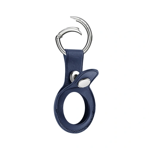 Etui ze skóry ekologicznej PURO SKY Case Apple AirTag (granatowy)