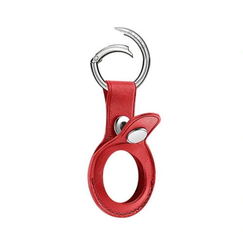 Etui ze skóry ekologicznej PURO SKY Case Apple AirTag (czerwony)