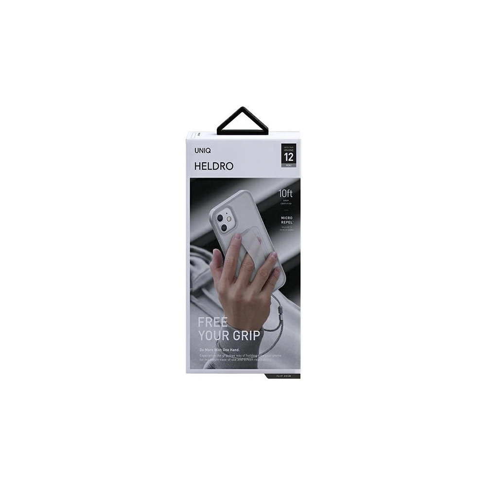 Hurtownia GSM - Etui UNIQ Heldro Apple iPhone 12 mini bílá/přirozený mráz Antimikrobiální - UNIQ366WHT - {ean13} - Hurt
