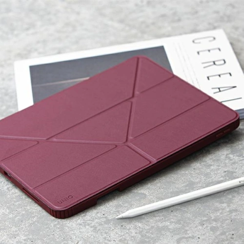 Etui UNIQ Moven Apple iPad 10.2 (2020) bordowy/burgundy