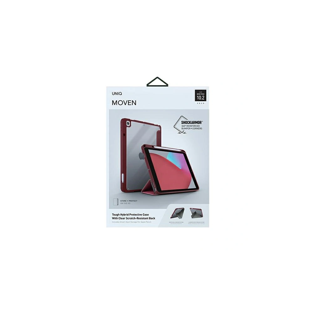 Hurtownia GSM - Etui UNIQ Moven Apple iPad 10.2 (2020) bordowy/burgundy - UNIQ366BRG - {ean13} - Hurt