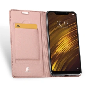 Etui DuxDucis SkinPro Pocophone F1 Rose Gold + Szkło