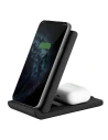 UNIQ Ładowarka indukcyjna Vertex Duo 2in1 15W Fast charge charcoal grey