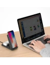 Hurtownia GSM - UNIQ Indukční nabíječka Vertex Duo 2v1 15W rychlé nabíjení antracitově šedá - UNIQ374GRY - {ean13} - Hurt