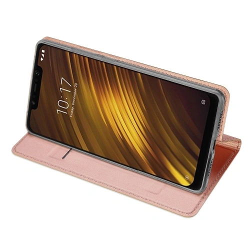 Etui DuxDucis SkinPro Pocophone F1 Rose Gold + Szkło
