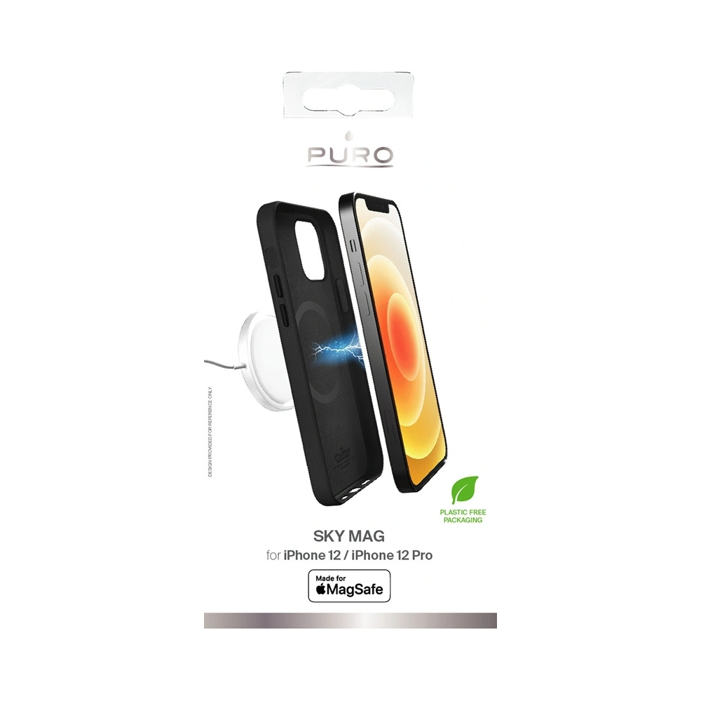 Hurtownia GSM - Etui PURO SKYMAG MagSafe Apple iPhone 12/12 Pro (černý) - PUR429BLK - {ean13} - Hurt