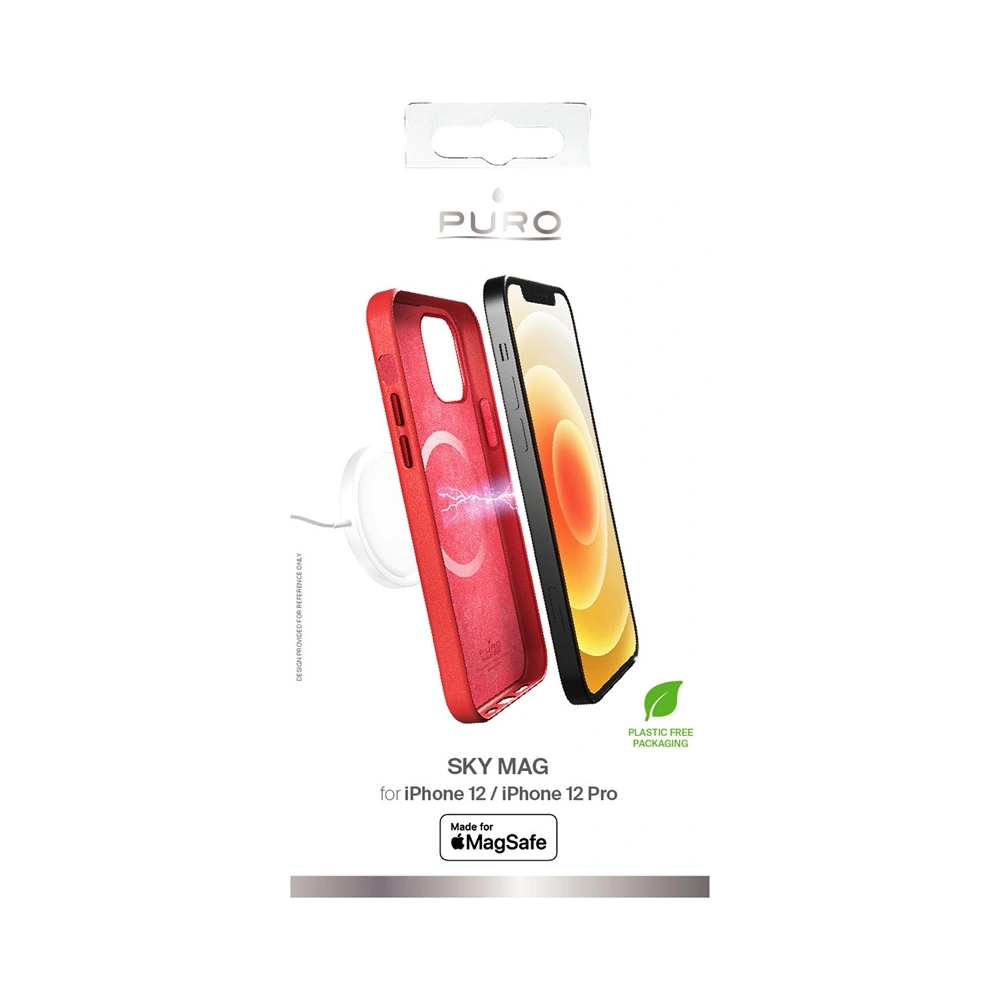 Wholesale PURO SKYMAG MagSafe Apple iPhone 12/12 Pro (red) - PUR430RED - {ean13} - Hurt