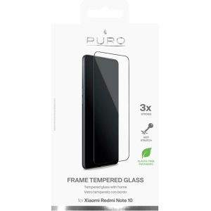 Hurtownia GSM - Szkło hartowane PURO Frame Tempered Glass Redmi Note 10 (czarna ramka) - PUR433BLK - {ean13} - Hurt