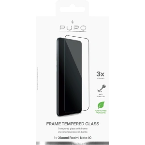 Wholesale PURO Frame Tempered Glass Redmi Note 10 (black) - PUR433BLK - {ean13} - Hurt