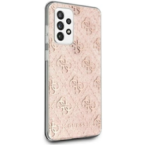 Hurtownia GSM - Etui Guess GUHCA32PCU4GLPI Samsung Galaxy A32 5G różowy/pink hard case 4G Glitter - GUE963PNK - {ean13} - Hurt