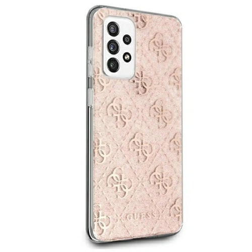 Etui Guess GUHCA32PCU4GLPI Samsung Galaxy A32 5G różowy/pink hard case 4G Glitter