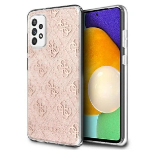 Wholesale Guess GUHCA52PCU4GLPI Samsung Galaxy A52/A52s pink hard case 4G Glitter - GUE964PNK - {ean13} - Hurt