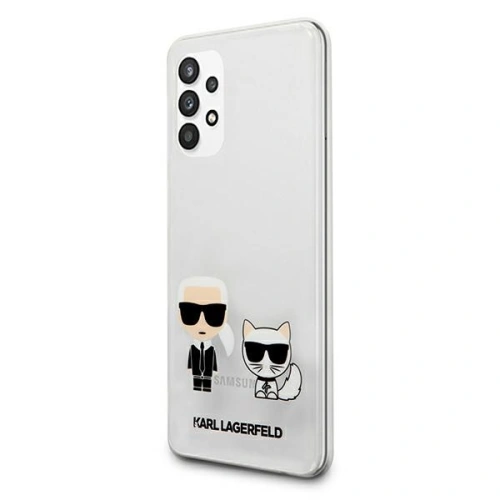 Etui Karl Lagerfeld KLHCA32CKTR Samsung Galaxy A32 5G hardcase Transparent Karl & Choupette